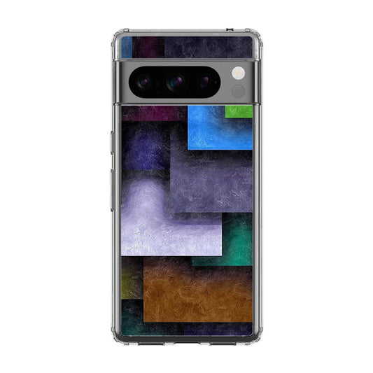 Colorful Rectangel Art Google Pixel 8 Pro Case