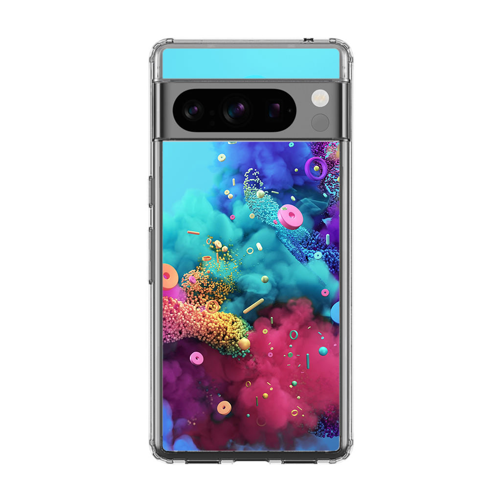 Colorful Smoke Boom Google Pixel 8 Pro Case