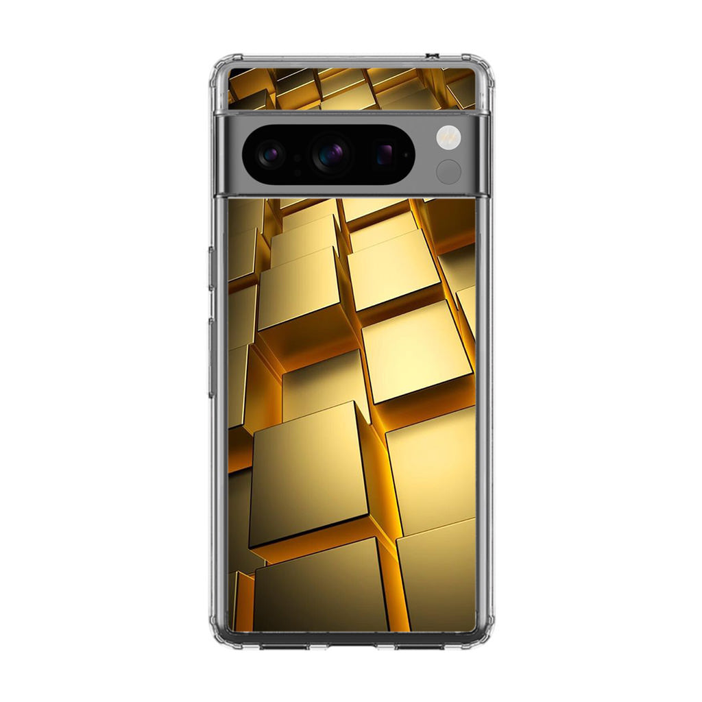 Golden Cubes Google Pixel 8 Pro Case