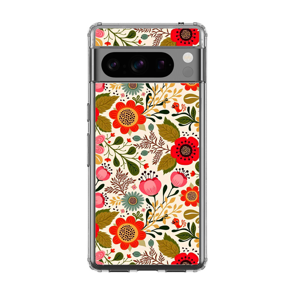 Hello Spring Pattern Google Pixel 8 Pro Case