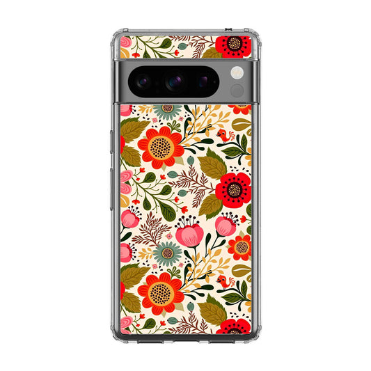 Hello Spring Pattern Google Pixel 8 Pro Case