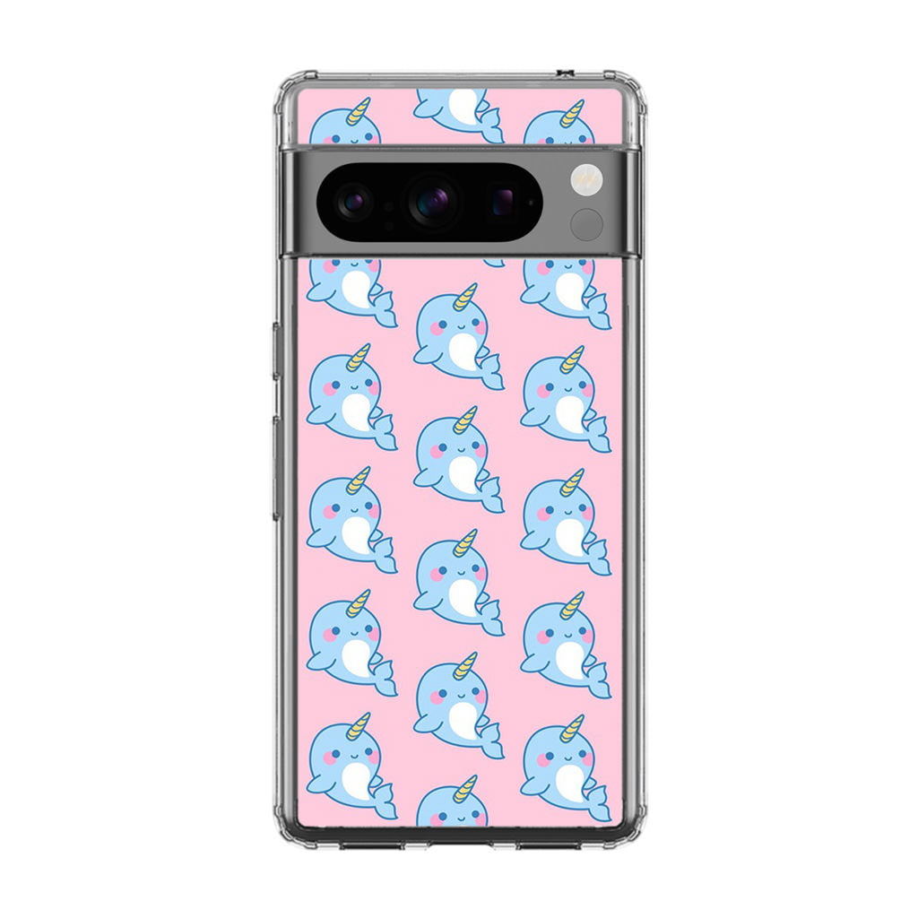 Horned Whales Pattern Google Pixel 8 Pro Case