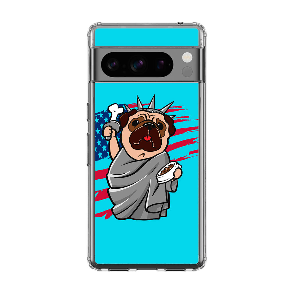 Independence Day Pug Google Pixel 8 Pro Case