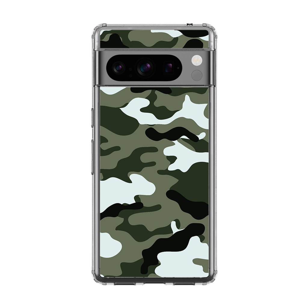 Military Green Camo Google Pixel 8 Pro Case