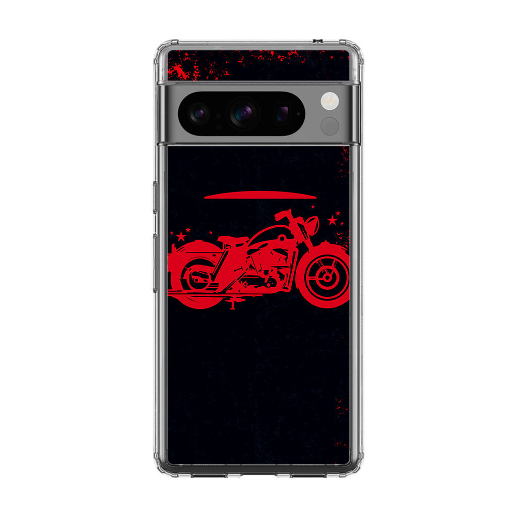 Motorcycle Red Art Google Pixel 8 Pro Case