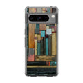Painted Abstract Wood Sculptures Google Pixel 8 Pro Case