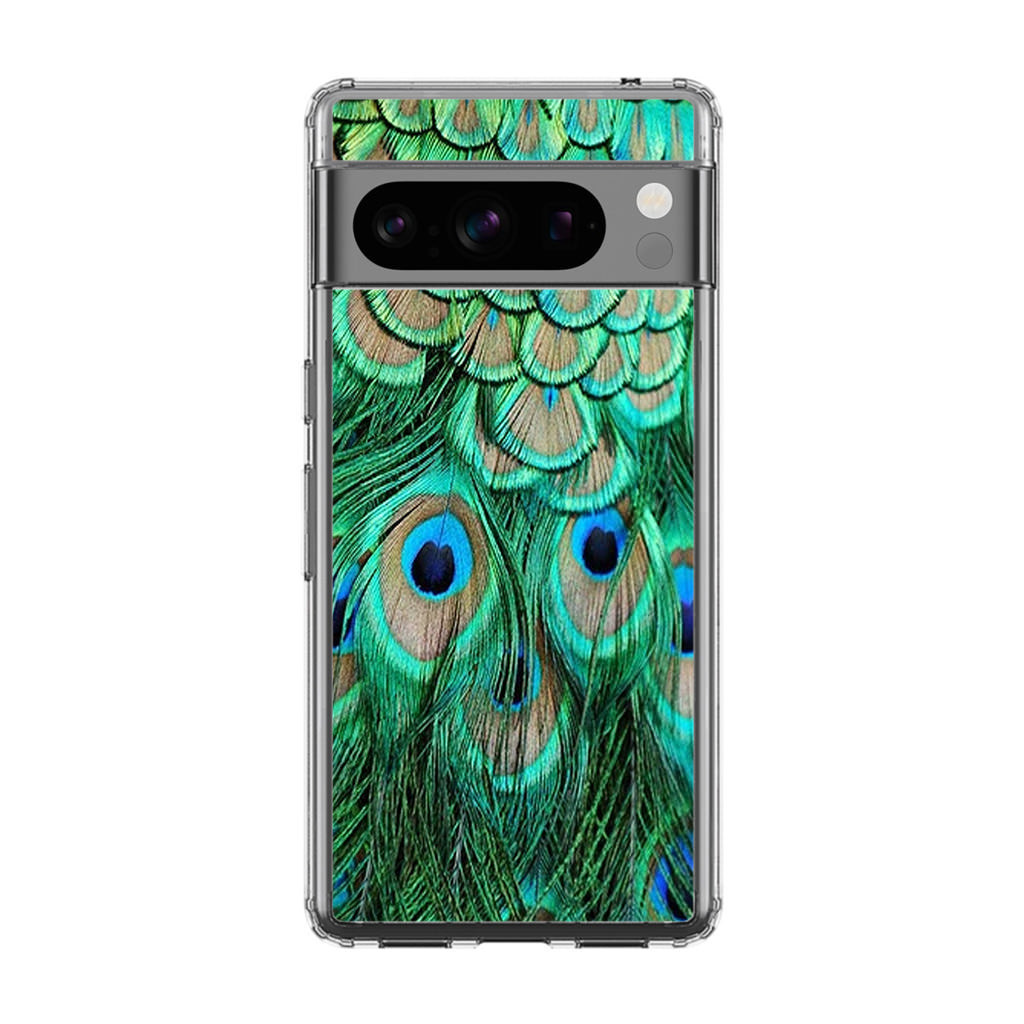 Peacock Feather Google Pixel 8 Pro Case