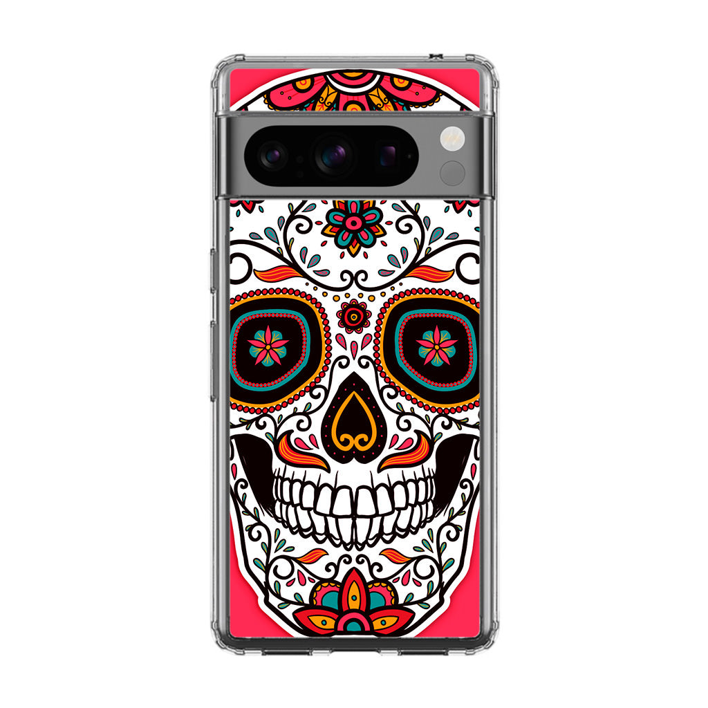 Pink Sugar Skull Google Pixel 8 Pro Case