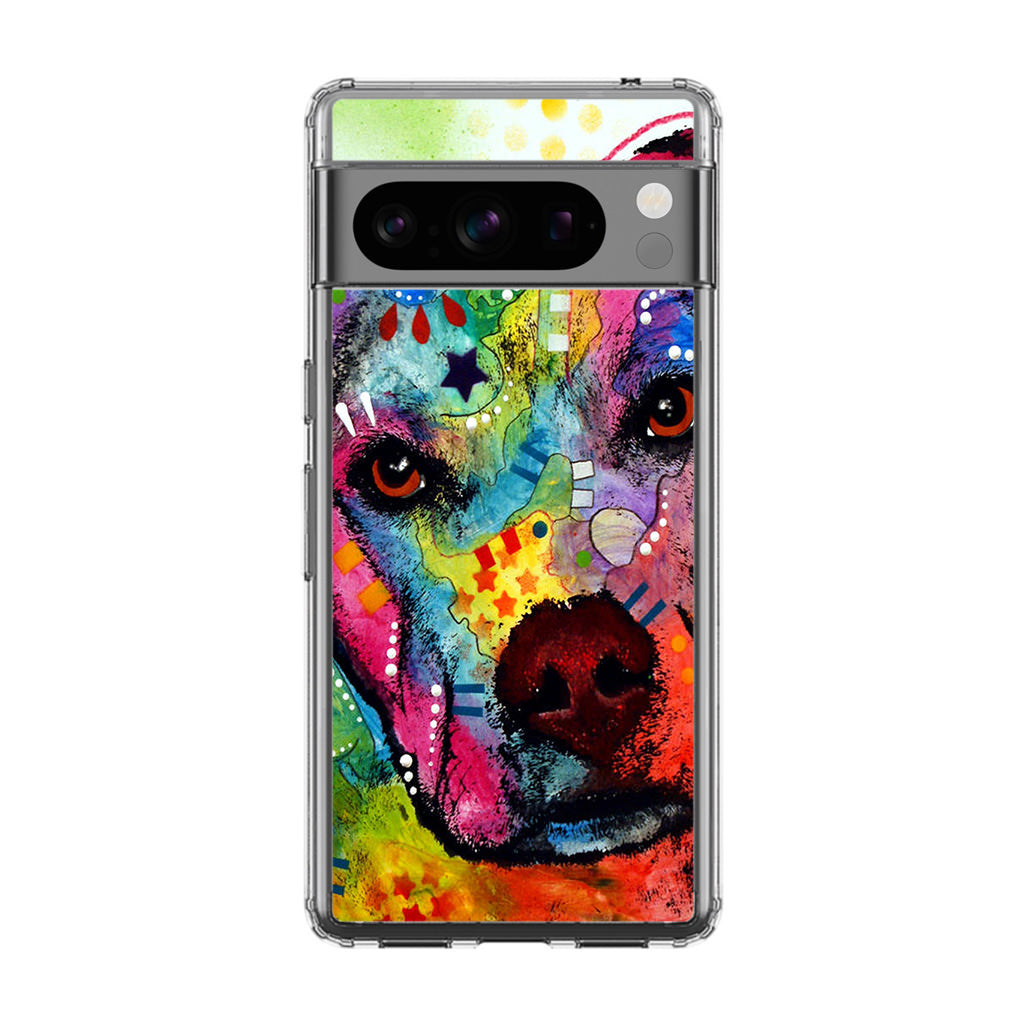 Pitbull Love Painting Google Pixel 8 Pro Case