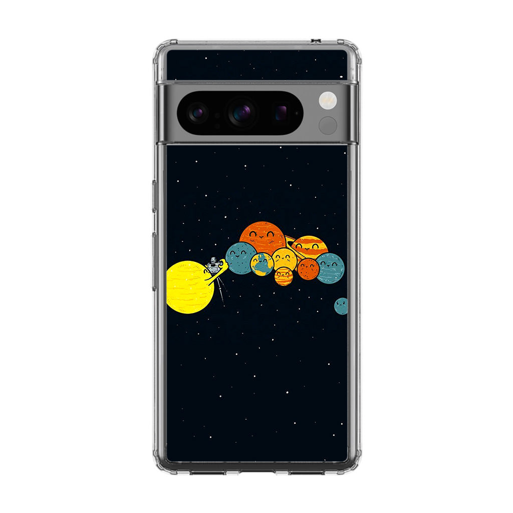 Planet Cute Illustration Google Pixel 8 Pro Case