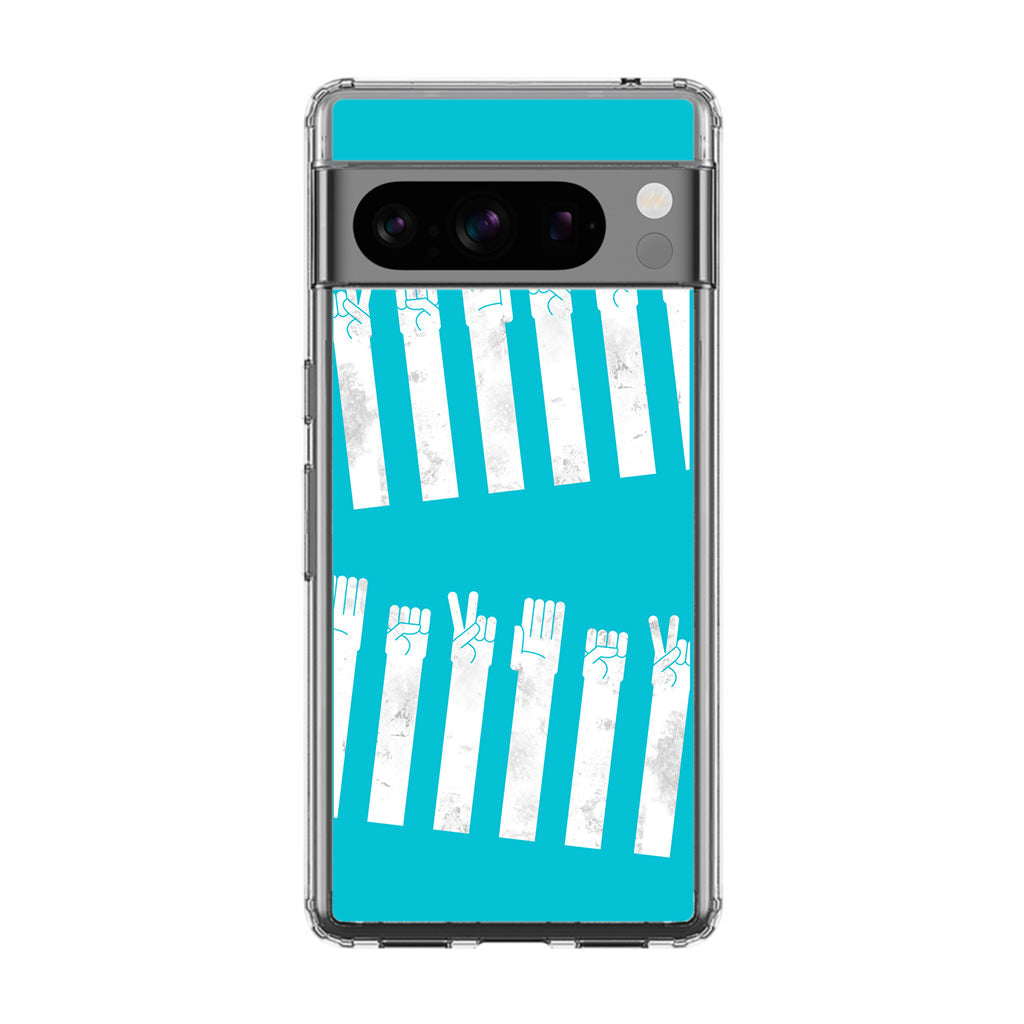 Rock–paper–scissors Zebra Crossing Google Pixel 8 Pro Case