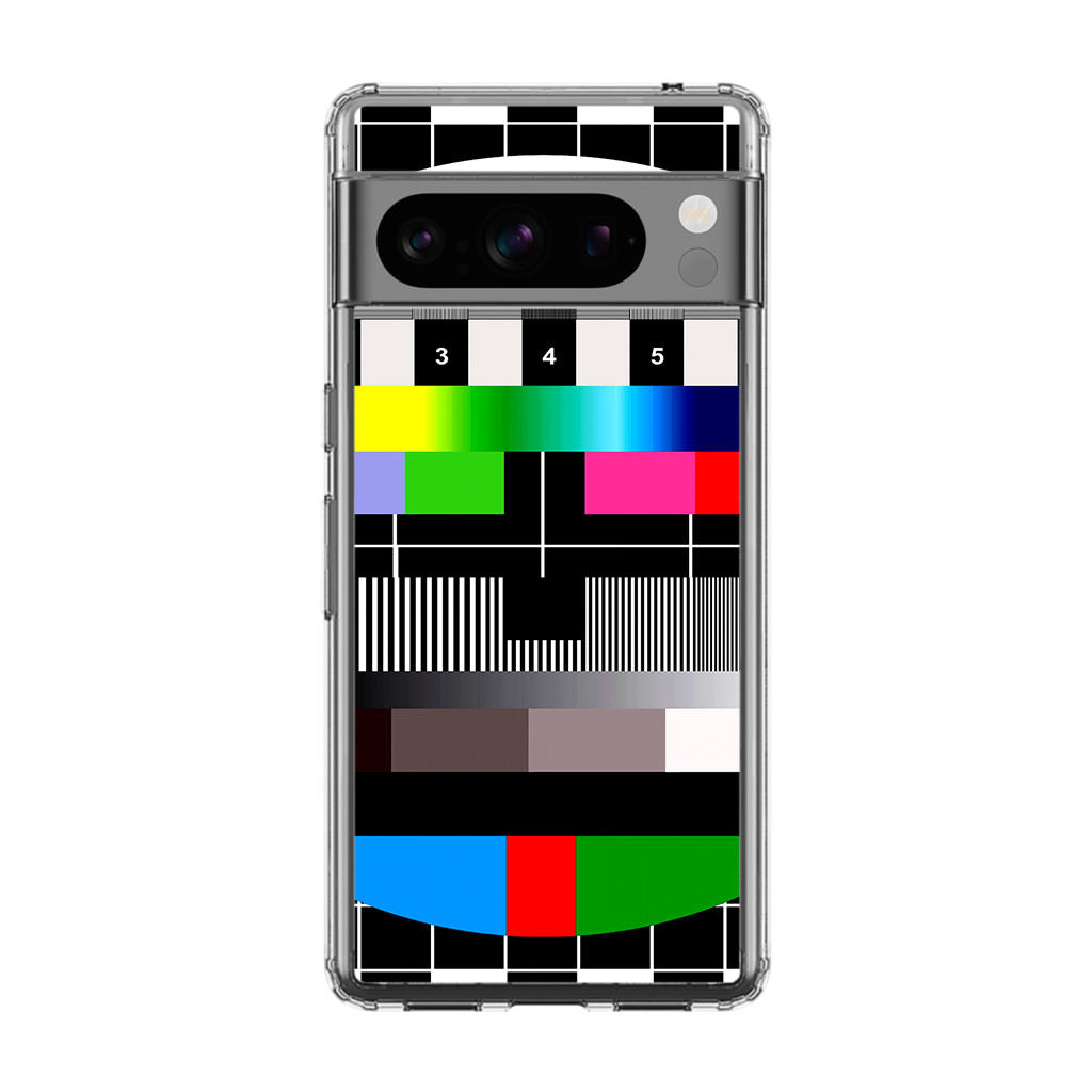 Scheme Pause TV Colorful Mesh Google Pixel 8 Pro Case