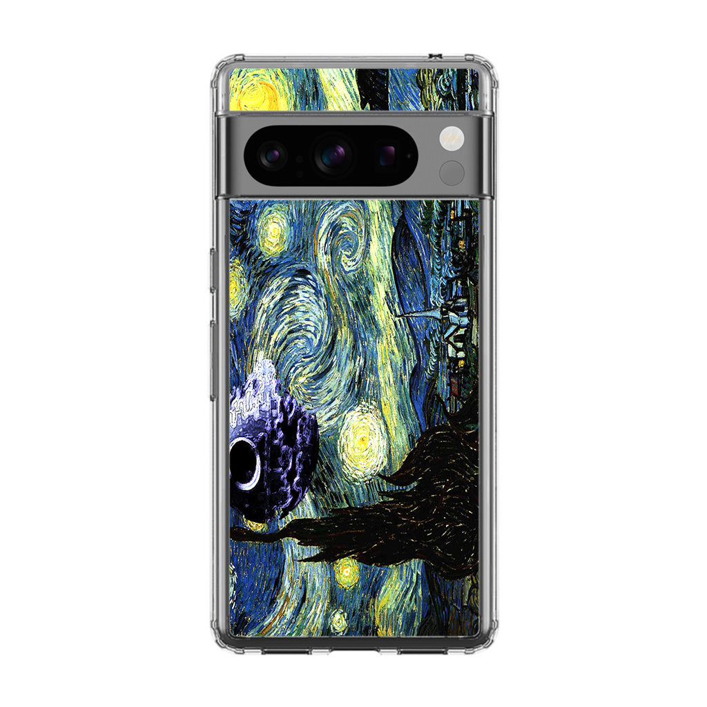 Skellington on a Starry Night Google Pixel 8 Pro Case