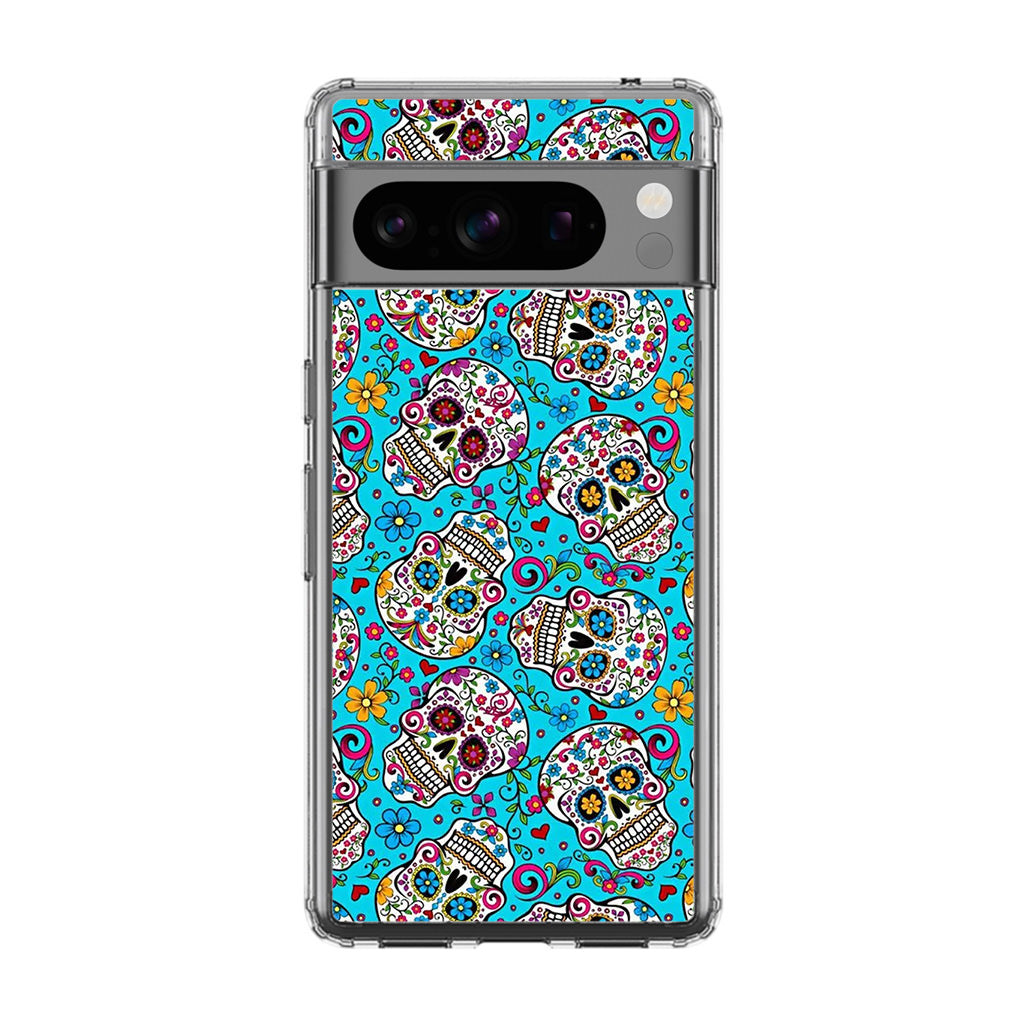 Skull Floral Sugar Google Pixel 8 Pro Case