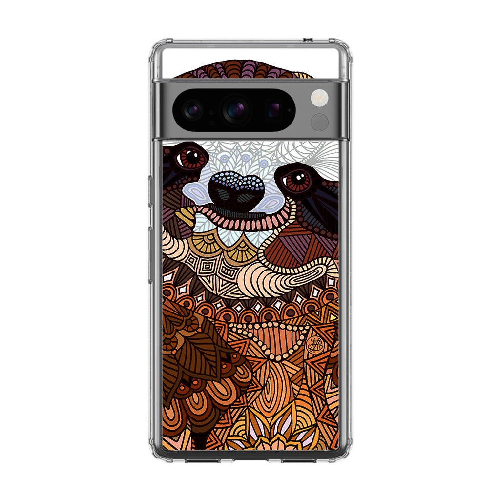 Sloth Ethnic Pattern Google Pixel 8 Pro Case