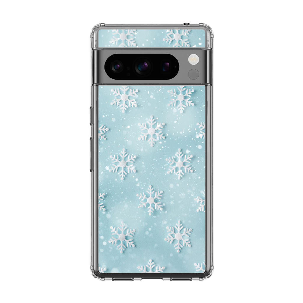 Snowflakes Pattern Google Pixel 8 Pro Case
