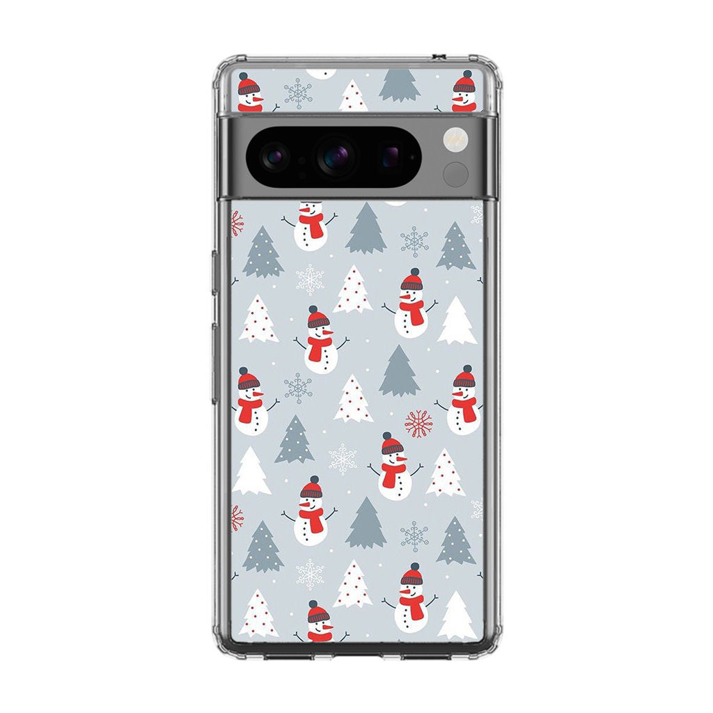Snowmans Pattern Google Pixel 8 Pro Case