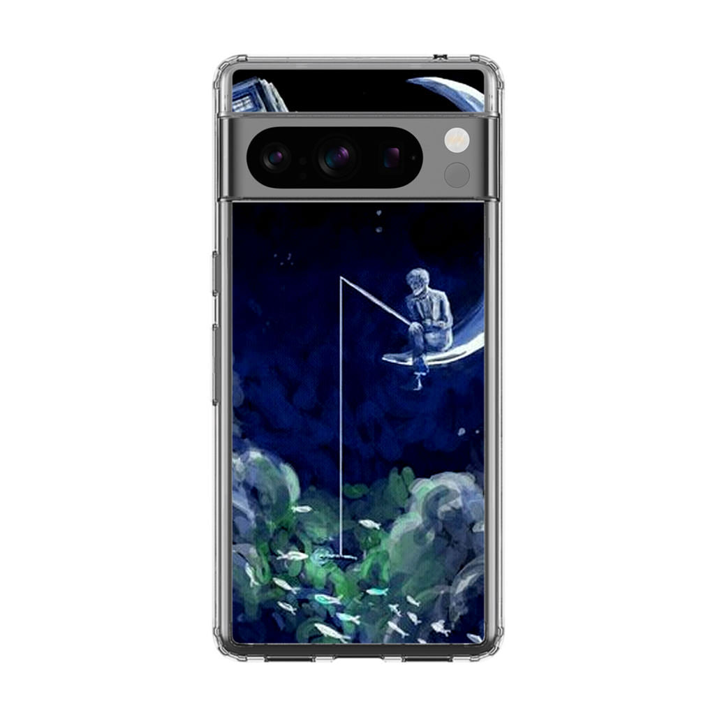 Tardis Walking To The Moon Google Pixel 8 Pro Case