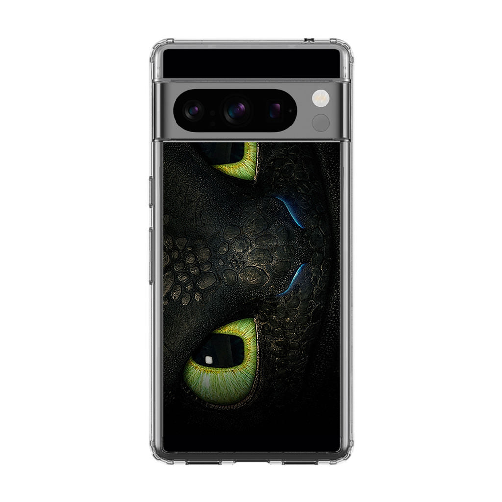 Toothless Dragon Eyes Close Up Google Pixel 8 Pro Case