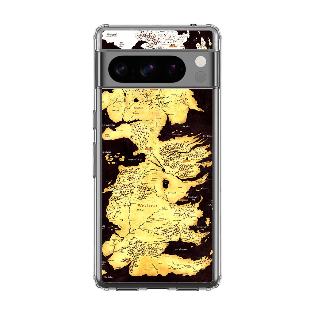 Westeros Map Google Pixel 8 Pro Case