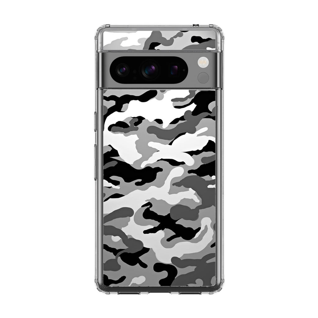 Winter Army Camo Google Pixel 8 Pro Case