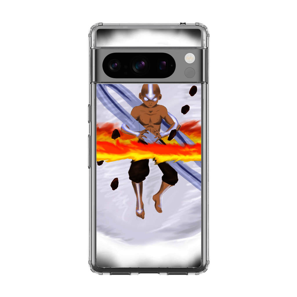 Avatar Aang Controls Four Elements Google Pixel 8 Pro Case