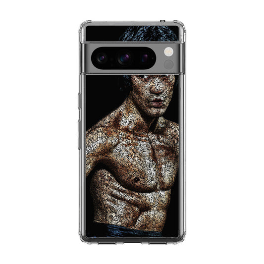 Bruce Lee Typograph Google Pixel 8 Pro Case