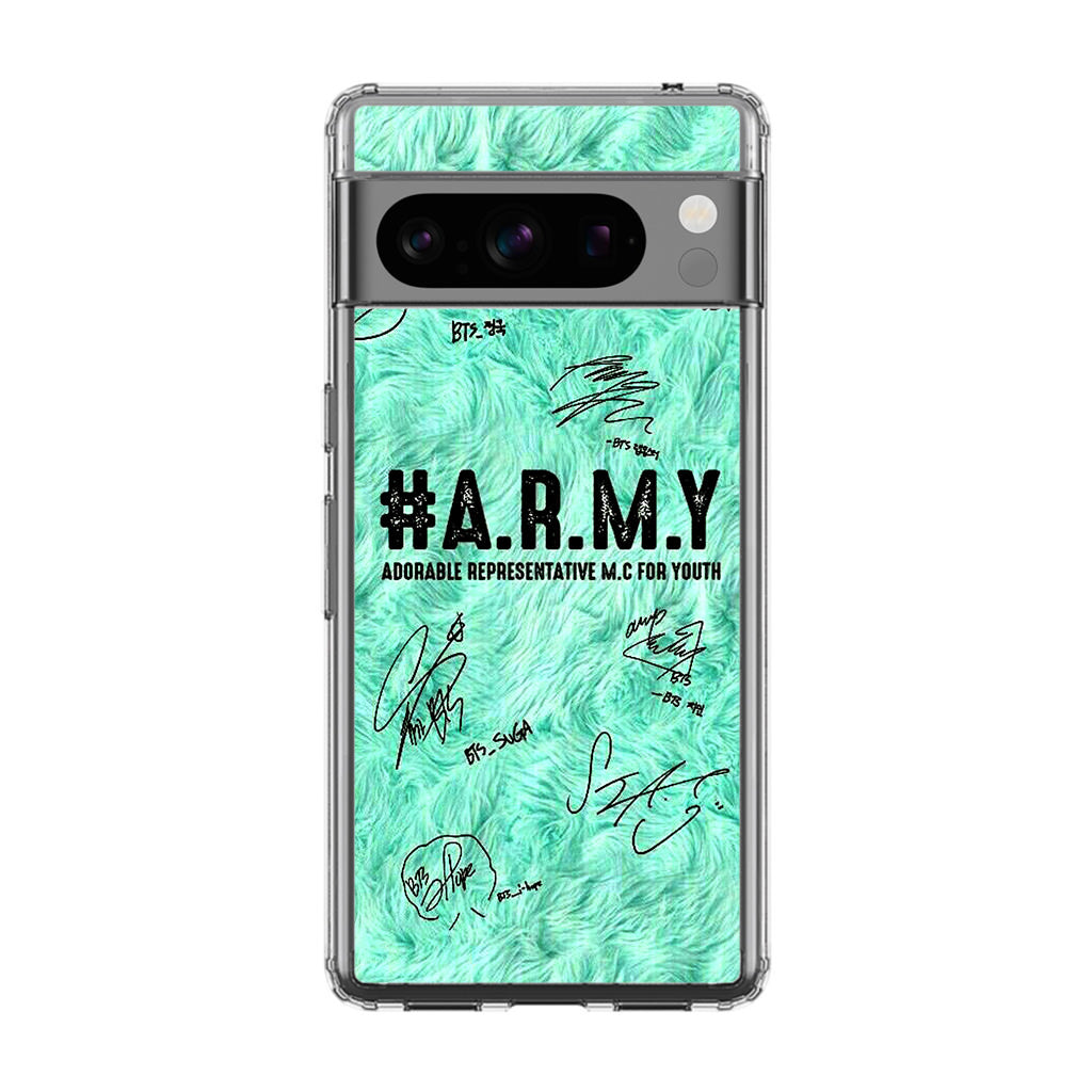 BTS Army Signature Google Pixel 8 Pro Case