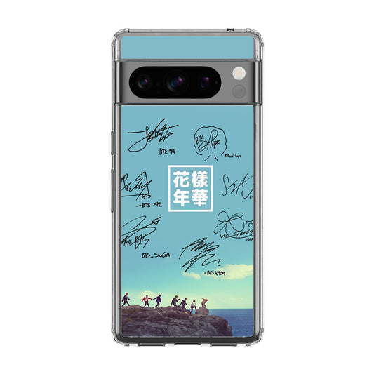 BTS Signature Google Pixel 8 Pro Case