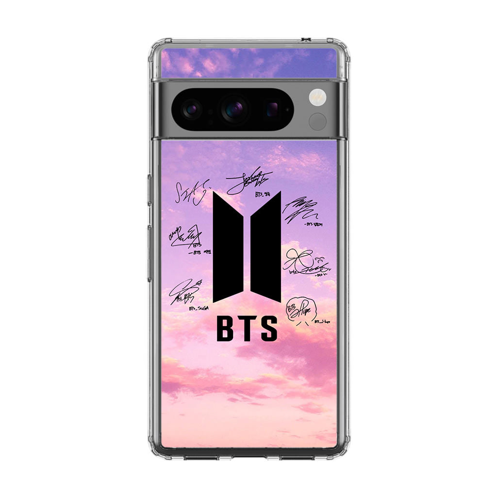 BTS Signature 2 Google Pixel 8 Pro Case