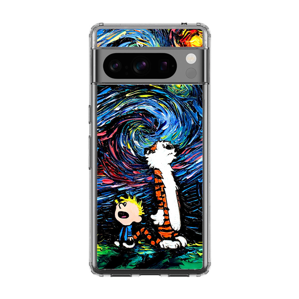 Calvin Art At Starry Night Google Pixel 8 Pro Case