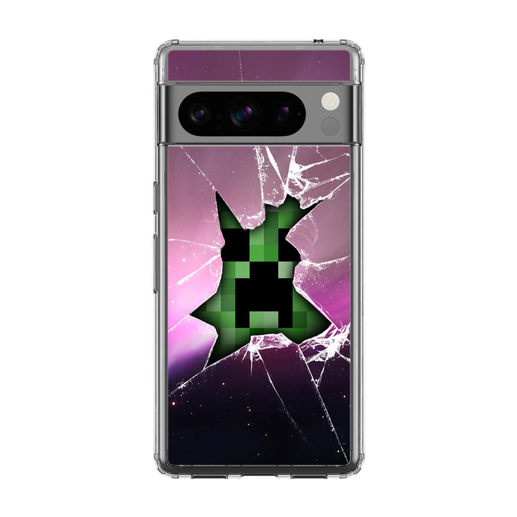 Creeper Glass Broken Violet Google Pixel 8 Pro Case