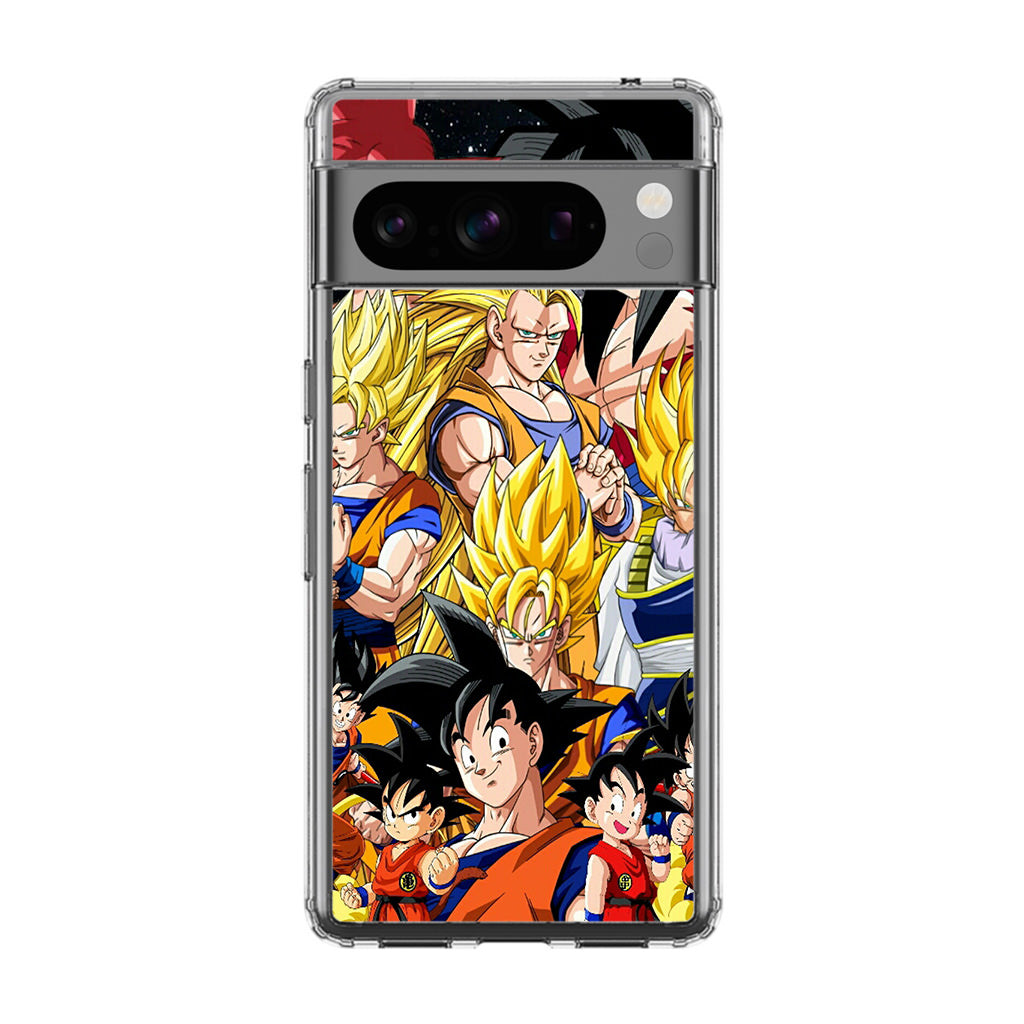 Dragon Ball Z Son Goku Transformation Google Pixel 8 Pro Case