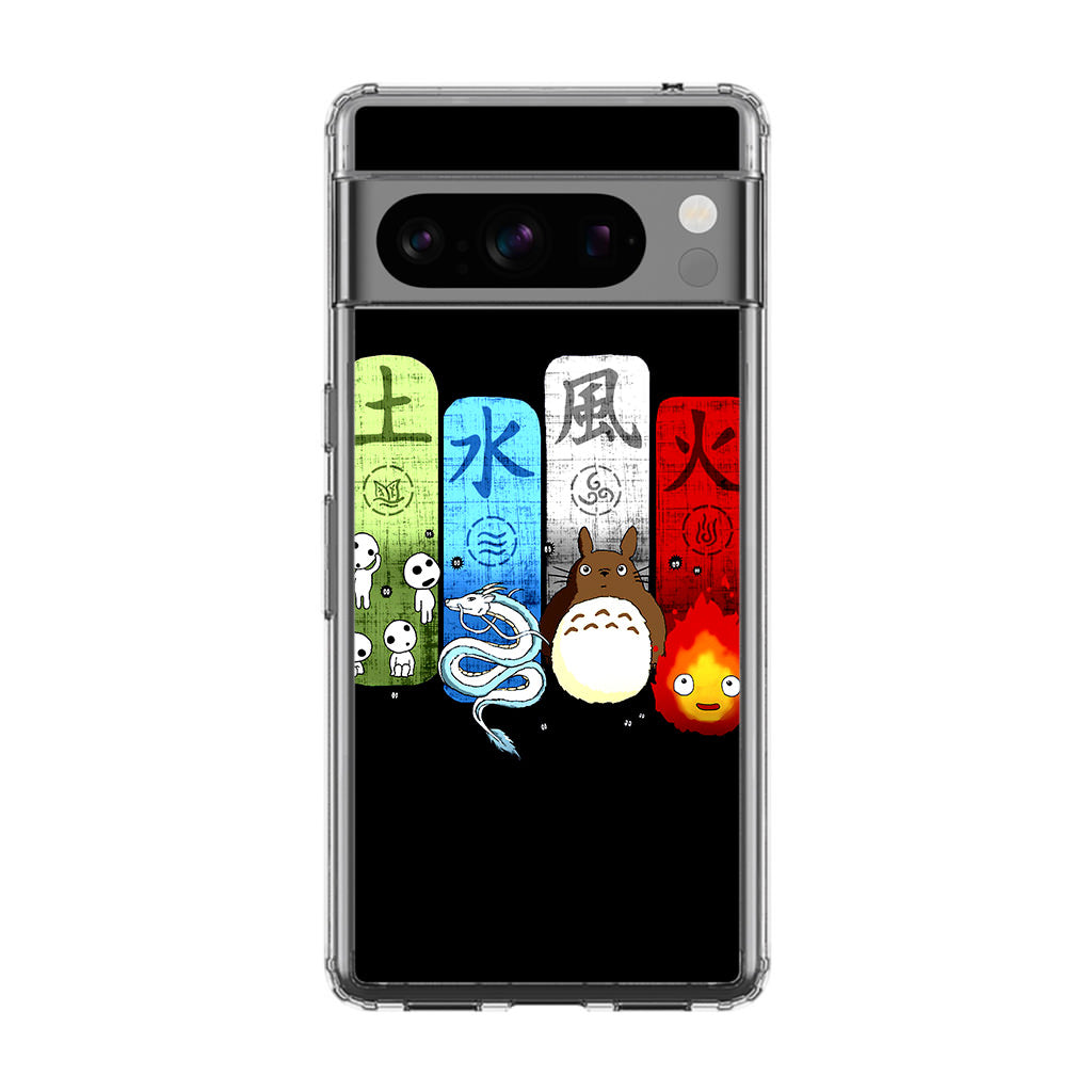 Ghibli Elemental Charms Google Pixel 8 Pro Case