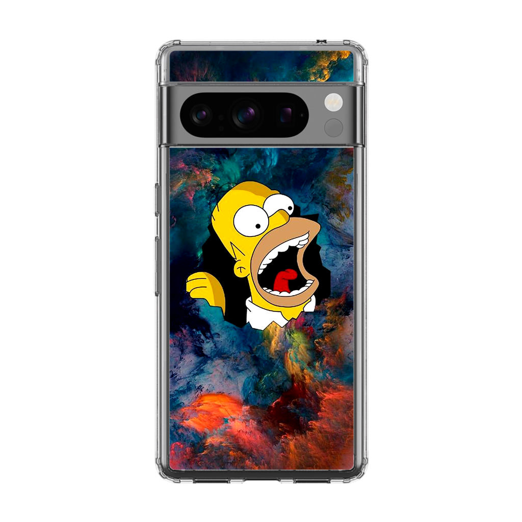 Homer Behind The Black Hole Google Pixel 8 Pro Case