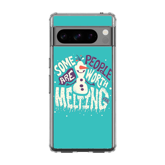 Olaf Frozen Is Melting Google Pixel 8 Pro Case