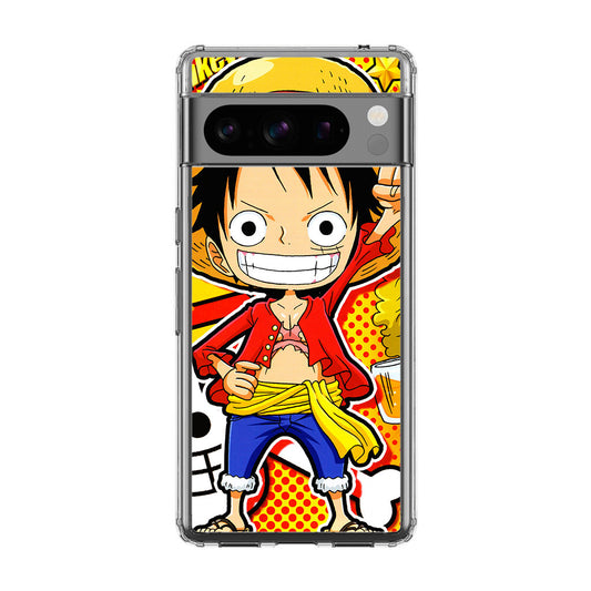 One Piece Cute Luffy Google Pixel 8 Pro Case