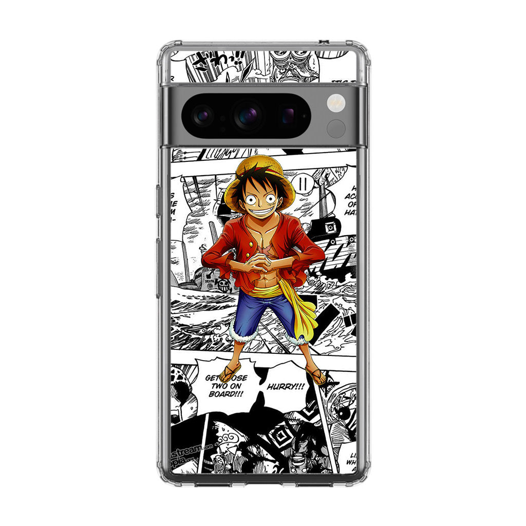 One Piece Luffy Comics Google Pixel 8 Pro Case