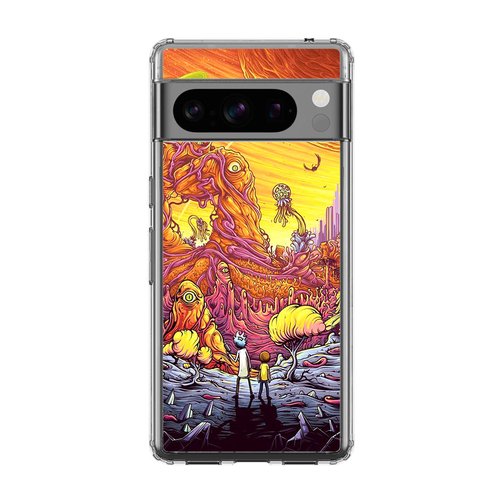 Rick And Morty Alien Planet Google Pixel 8 Pro Case