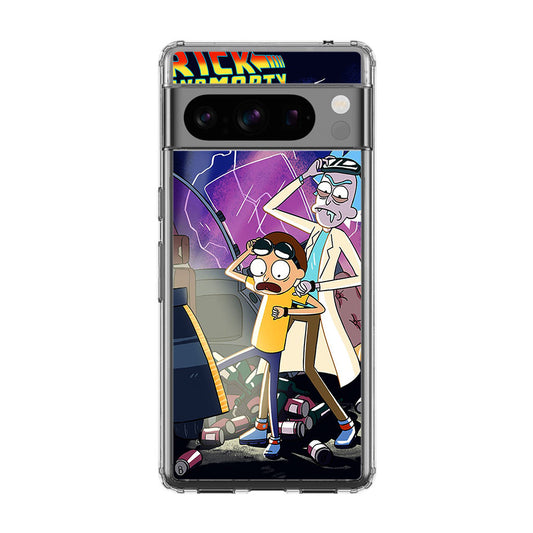 Rick And Morty Back To The Future Google Pixel 8 Pro Case