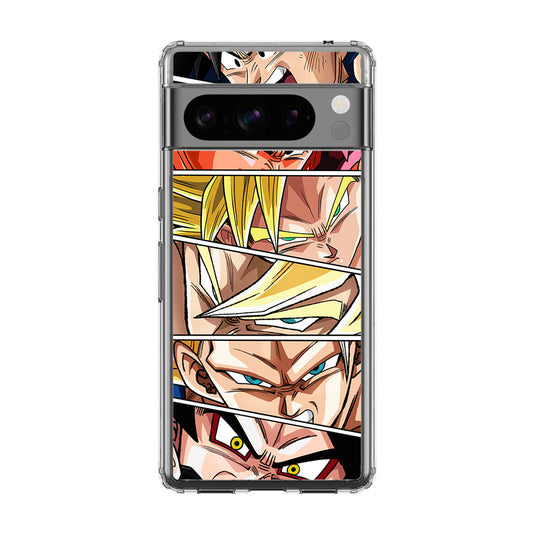 Son Goku Forms Google Pixel 8 Pro Case