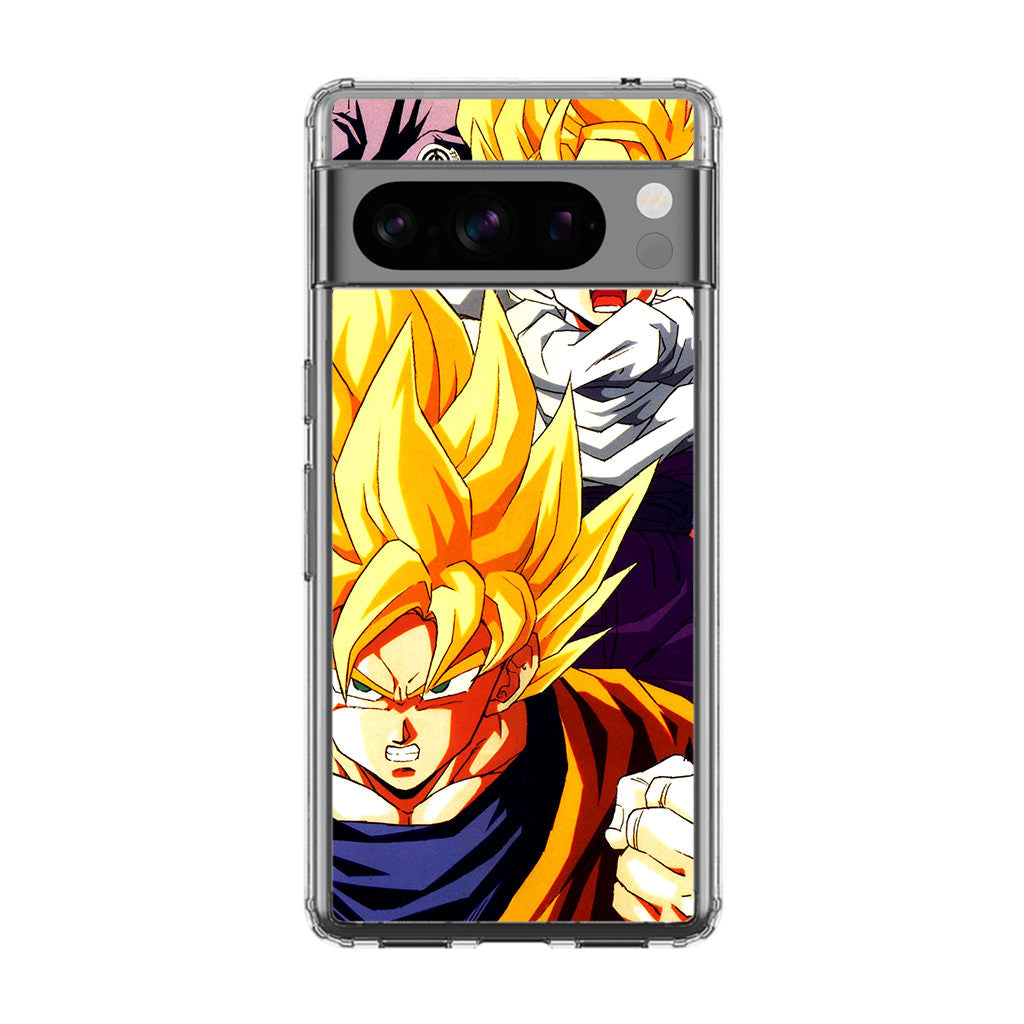 Super Saiyan Goku And Gohan Google Pixel 8 Pro Case