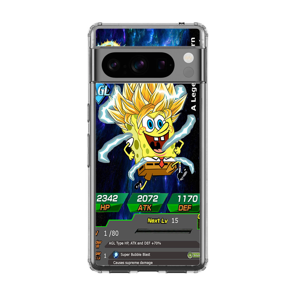 Super Saiyan Spongebob Card Google Pixel 8 Pro Case