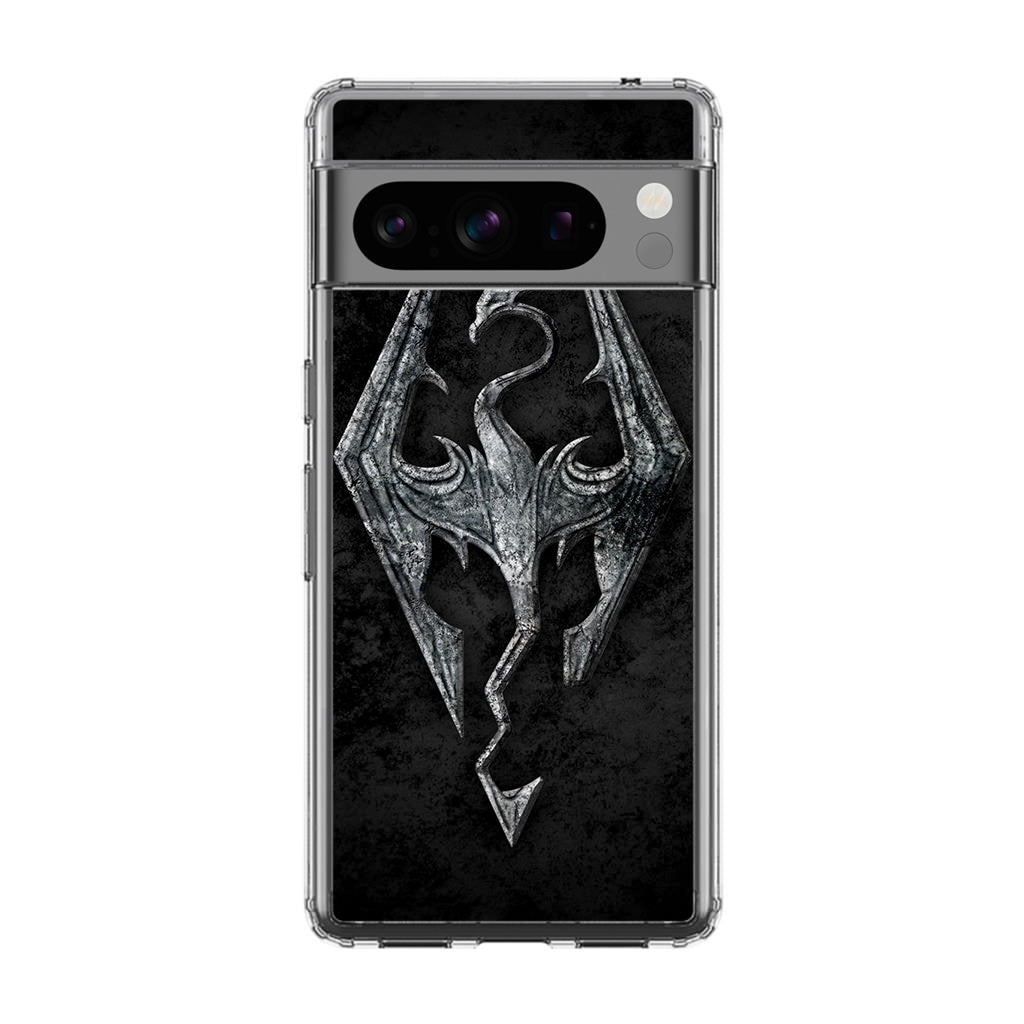 The Elder Scrolls V Skyrim Logo Google Pixel 8 Pro Case