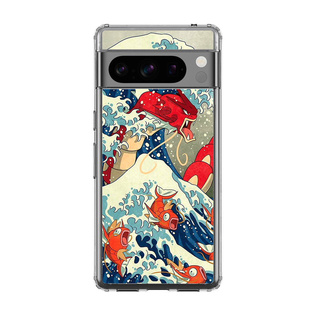 The Great Wave Of Gyarados Google Pixel 8 Pro Case