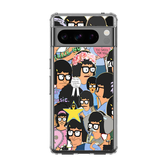 Tina Belcher Collage Google Pixel 8 Pro Case