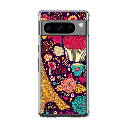 Vintage Love In Paris Google Pixel 8 Pro Case