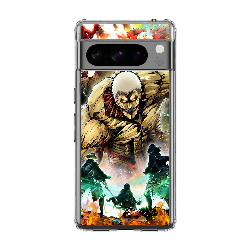 Attack The Armored Titan Google Pixel 8 Pro Case