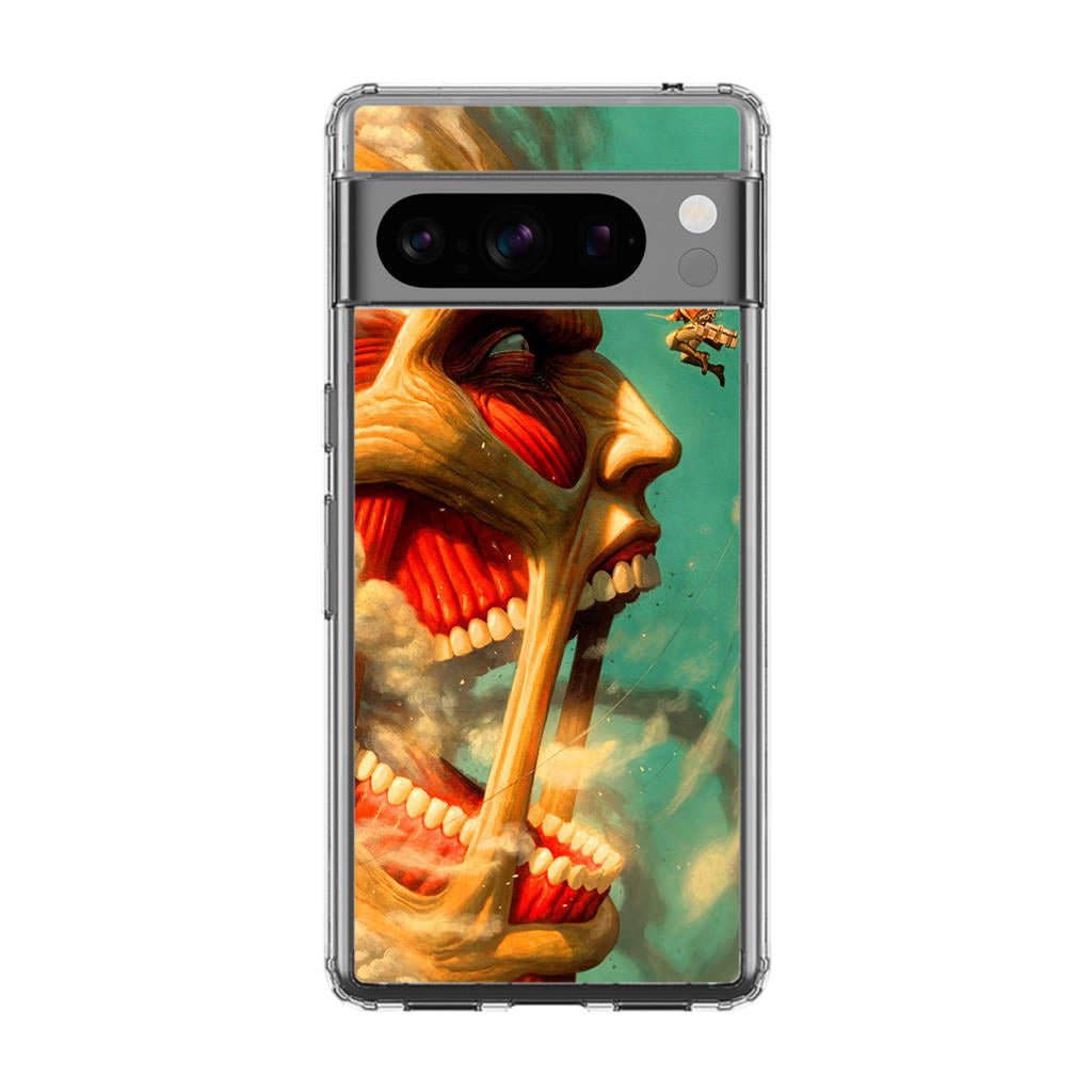 Attack The Colossal Titan Google Pixel 8 Pro Case