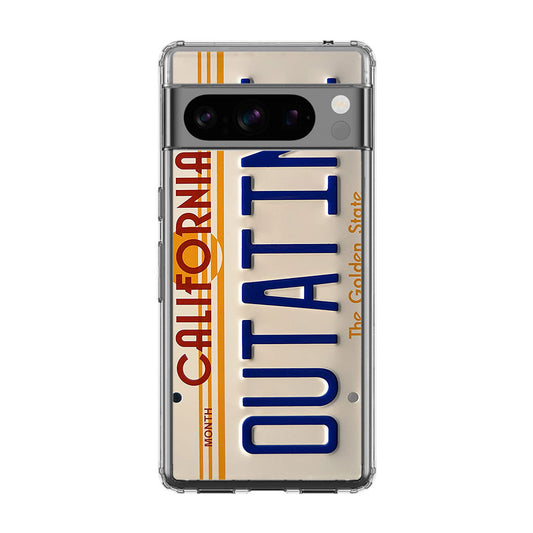 Back to the Future License Plate Outatime Google Pixel 8 Pro Case